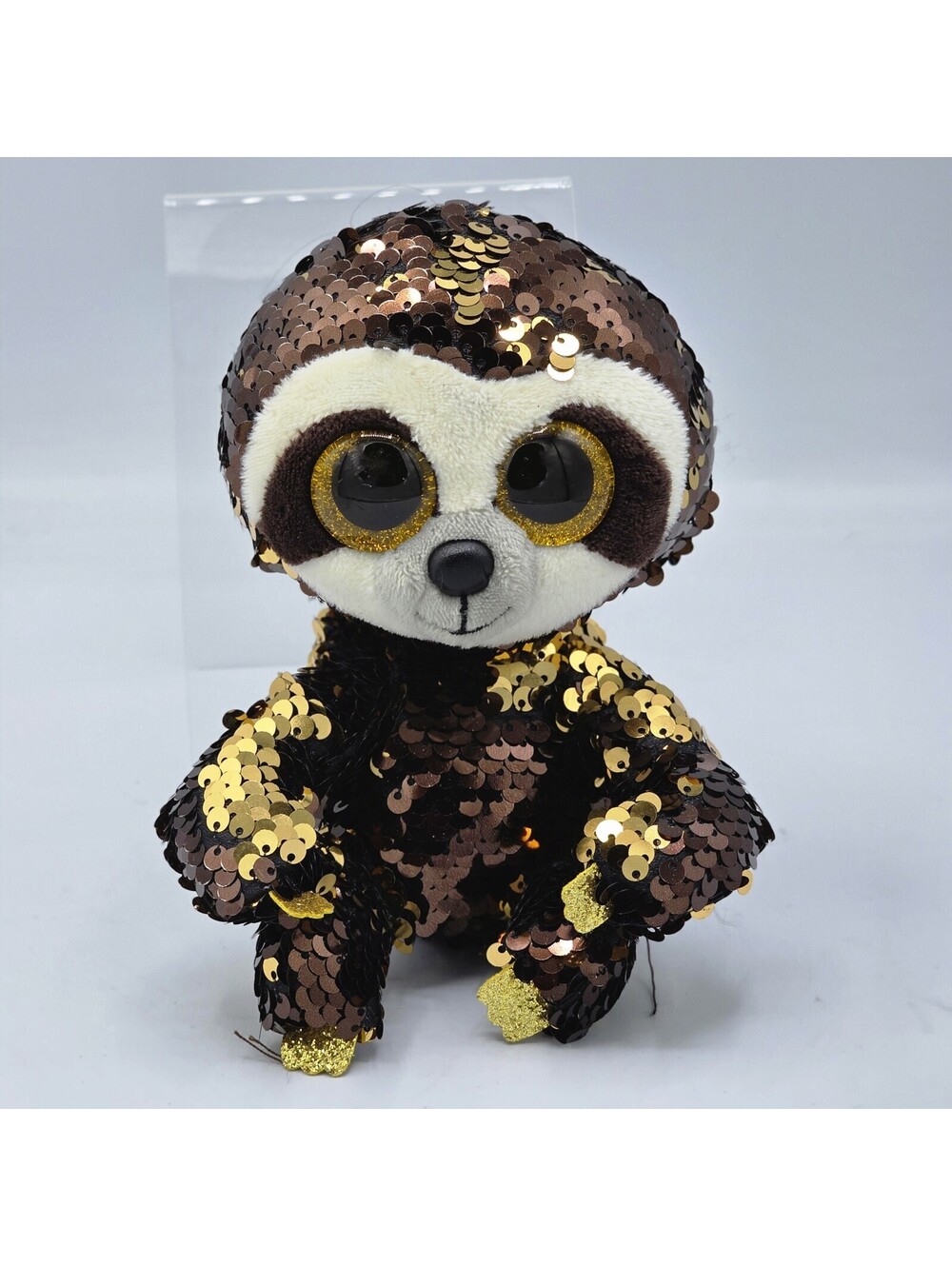 2019 TY Beanie Boo - Dangler the Sloth - Reversible Sequins
